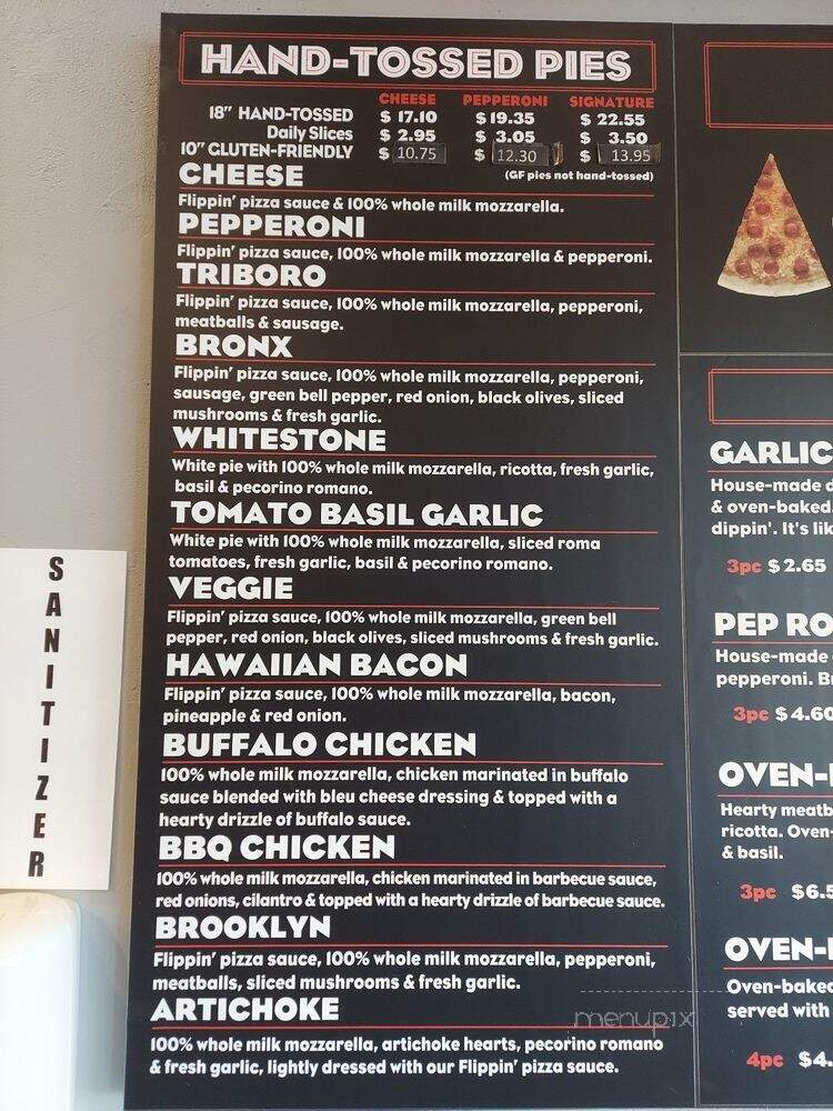 Flippin' Pizza - Irvine, CA menu_pic