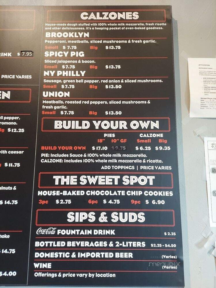 Flippin' Pizza - Irvine, CA menu_pic