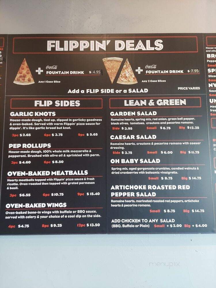 Flippin' Pizza - Irvine, CA menu_pic