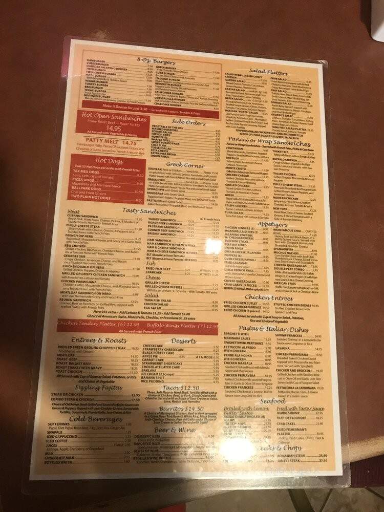 Wahi Diner - New York, NY menu_pic