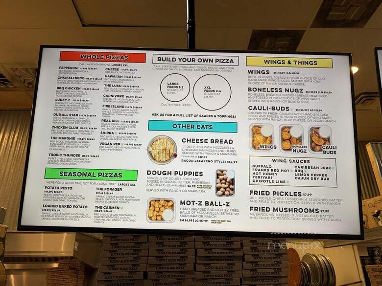 Lucky Slice Pizza - Clearfield, UT menu_pic