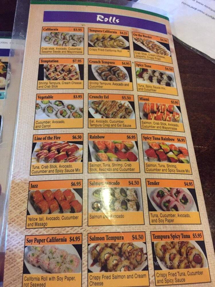 Edohana Sushi - Irving, TX menu_pic