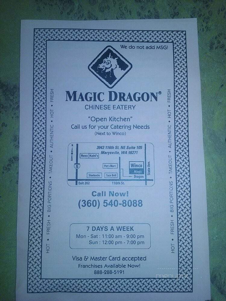 Magic Dragon - Marysville, WA