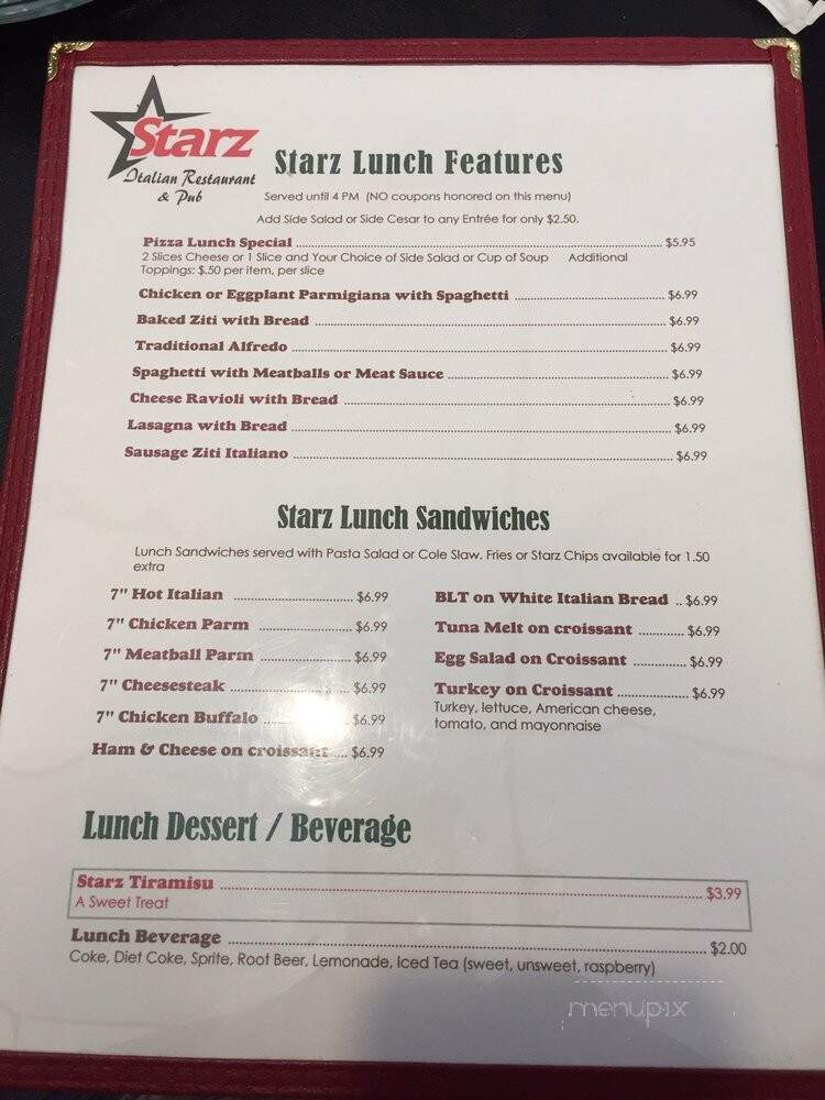 Starz Italian Restaurant & Pub - Fort Myers, FL
