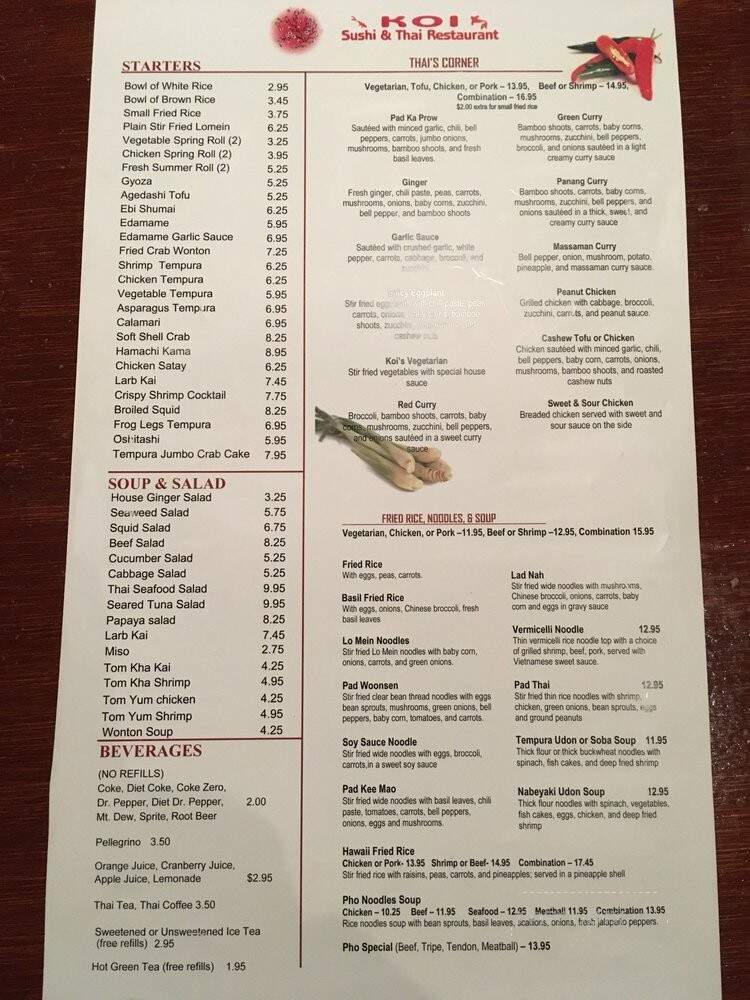 Koi Sushi and Thai - Nashville, TN