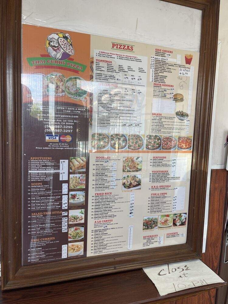 Thai Curry Pizza & Thai Food - Long Beach, CA