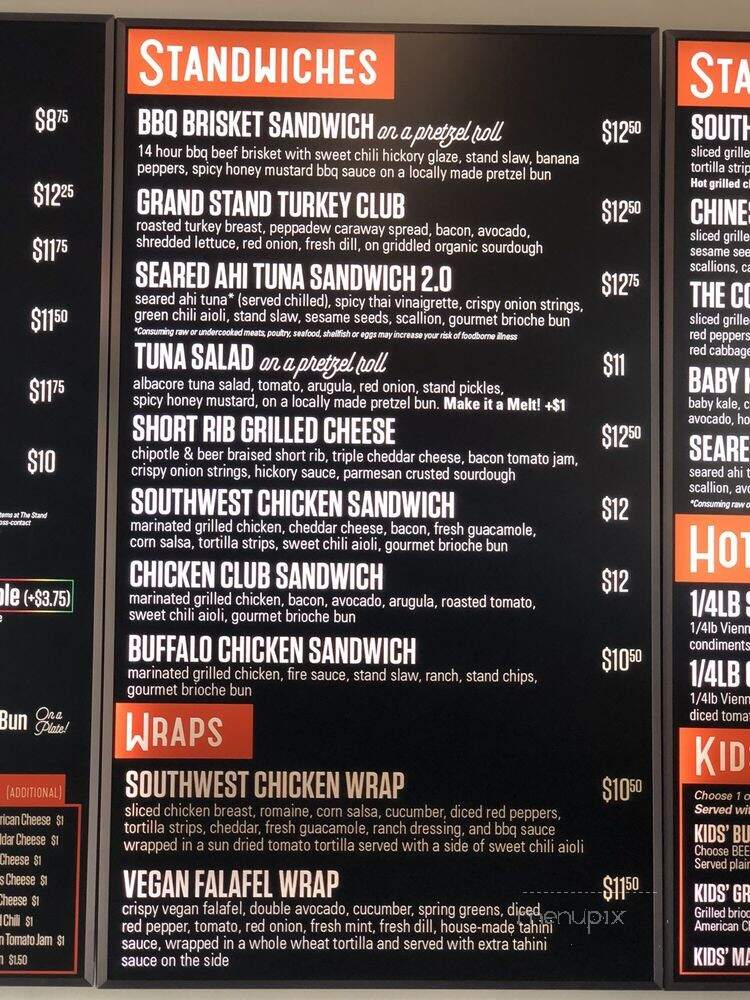Stand - Canoga Ave - Woodland Hills, CA menu_pic