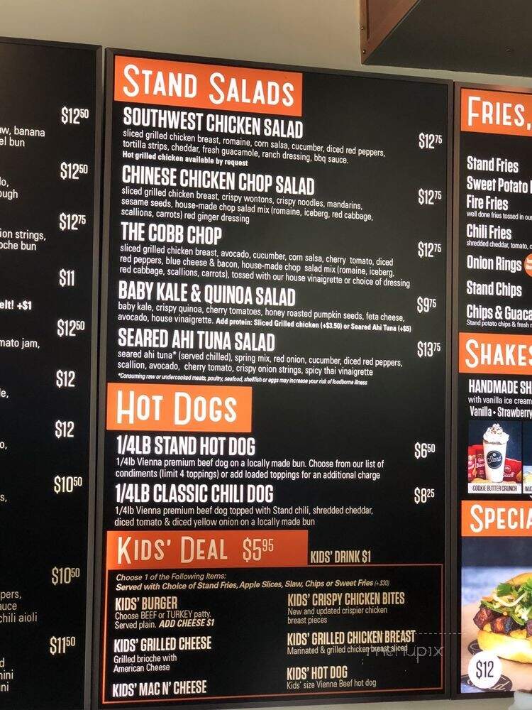 Stand - Canoga Ave - Woodland Hills, CA menu_pic