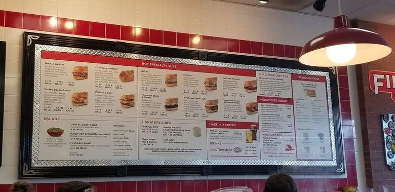 Firehouse Subs - Vancouver, WA menu_pic