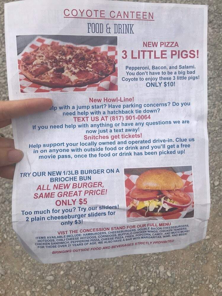 Coyote Canteen - Fort Worth, TX menu_pic