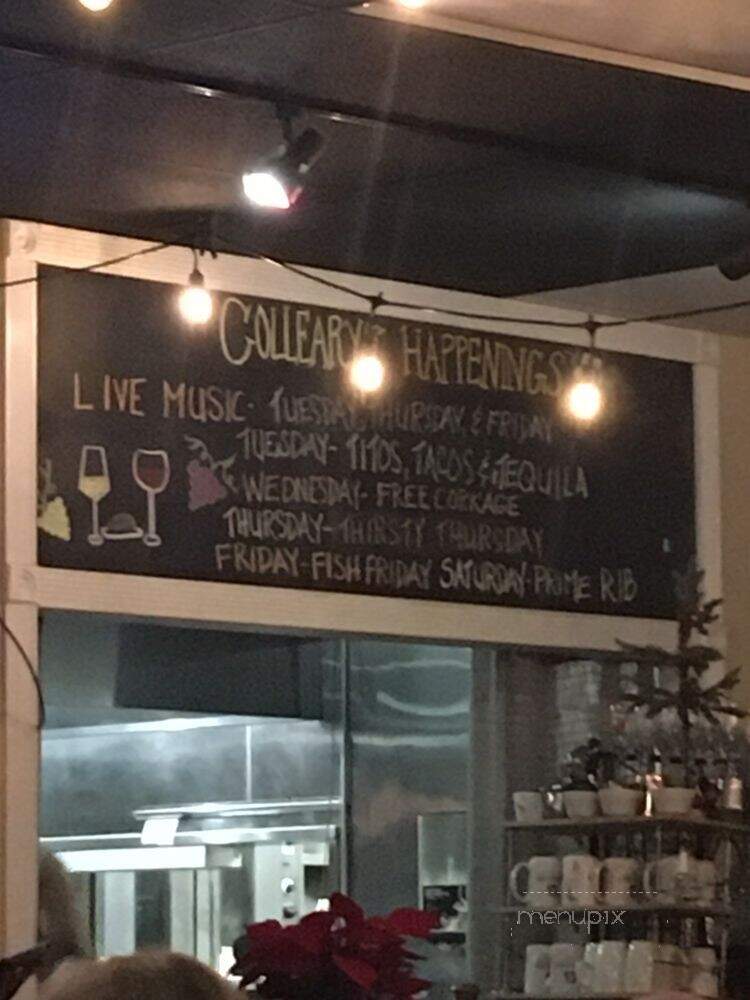 Colleary's Bistro & Bakery - Orange, CA menu_pic