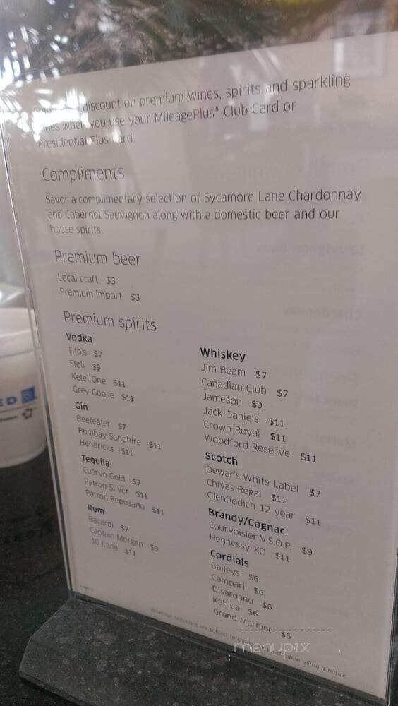 DCA Bistro - Arlington, VA menu_pic