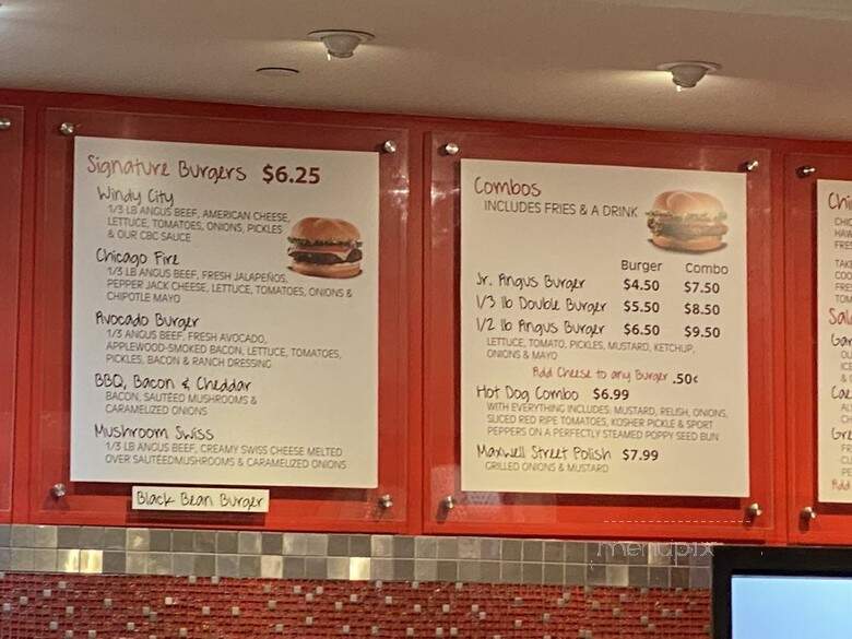 Chicago Burger - Rosemont, IL menu_pic