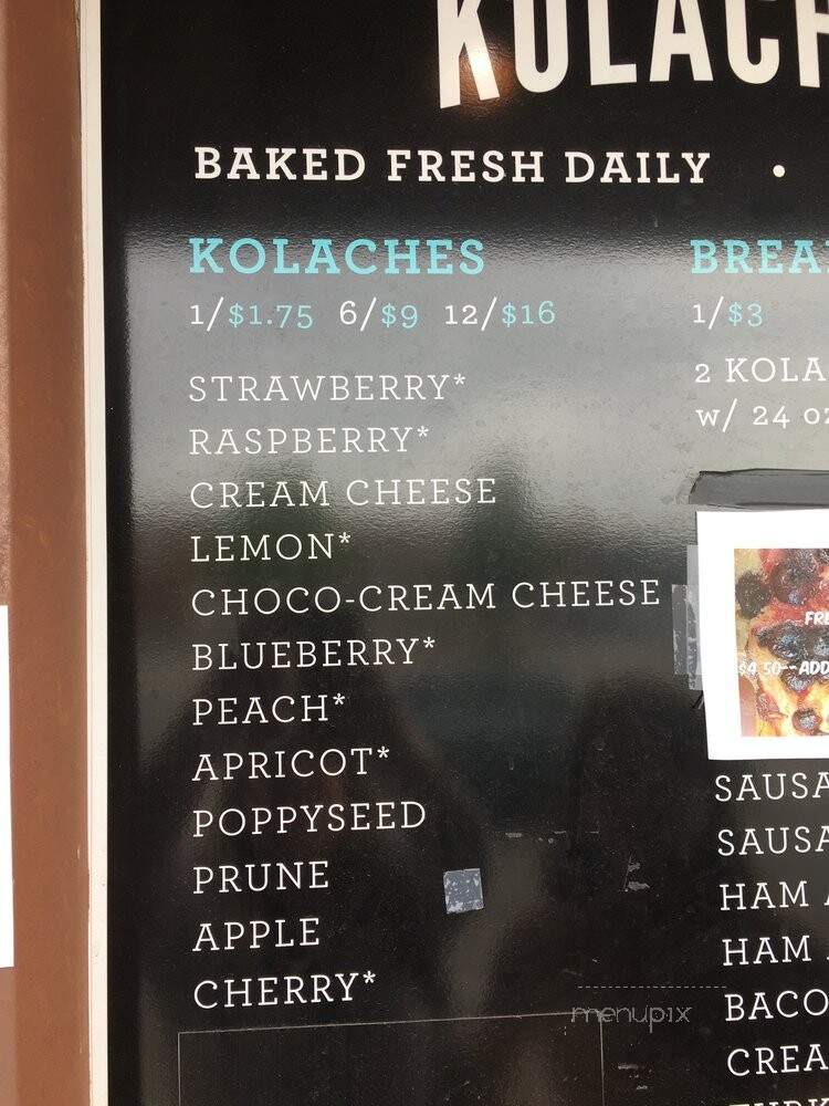 Dottie's Kolache Co - Heber City, UT menu_pic