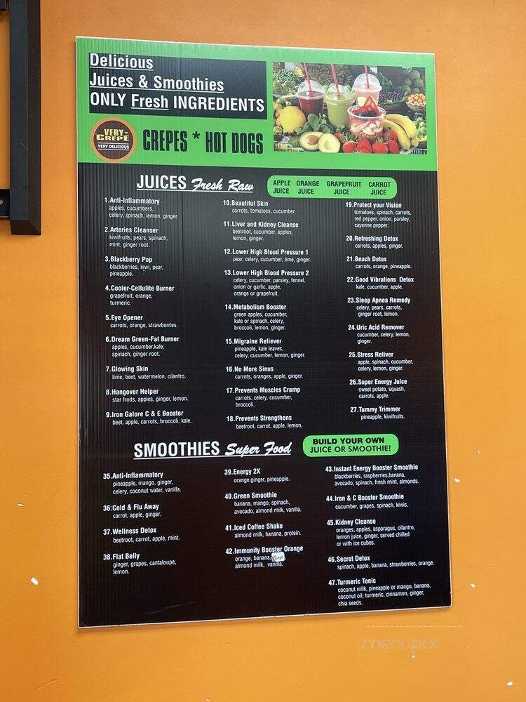 Very Crepe - Sunny Isles Beach, FL menu_pic