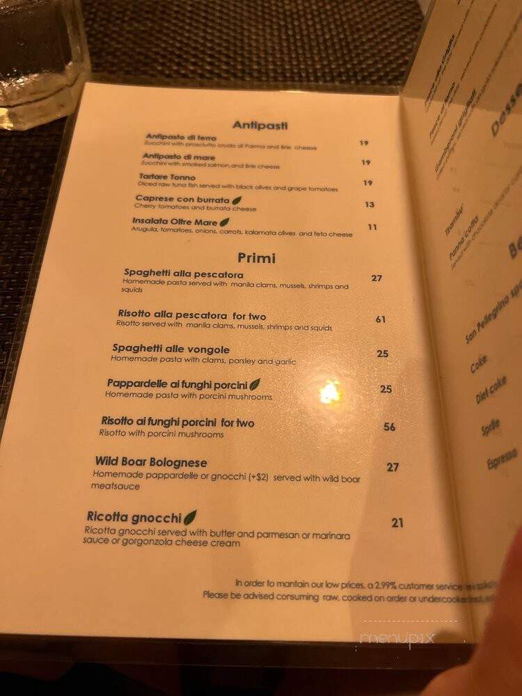 Alta Marea - San Diego, CA menu_pic