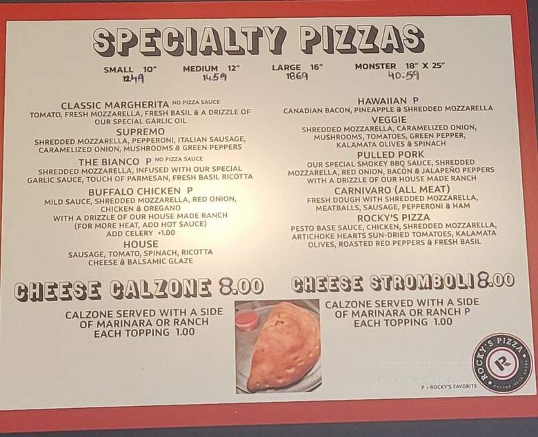 Rocky's Pizza - Huntersville, NC