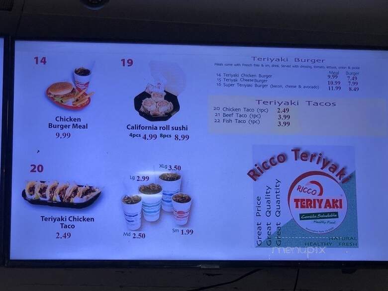Toyko Teriyaki - Compton, CA menu_pic