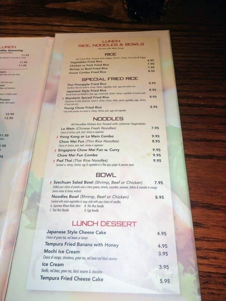 Pacific Pagoda - Asheville, NC menu_pic