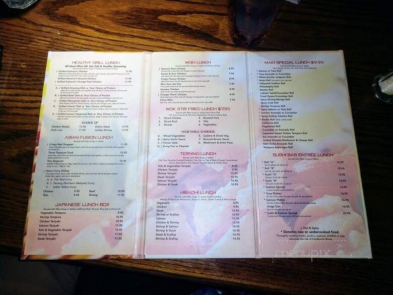 Pacific Pagoda - Asheville, NC menu_pic