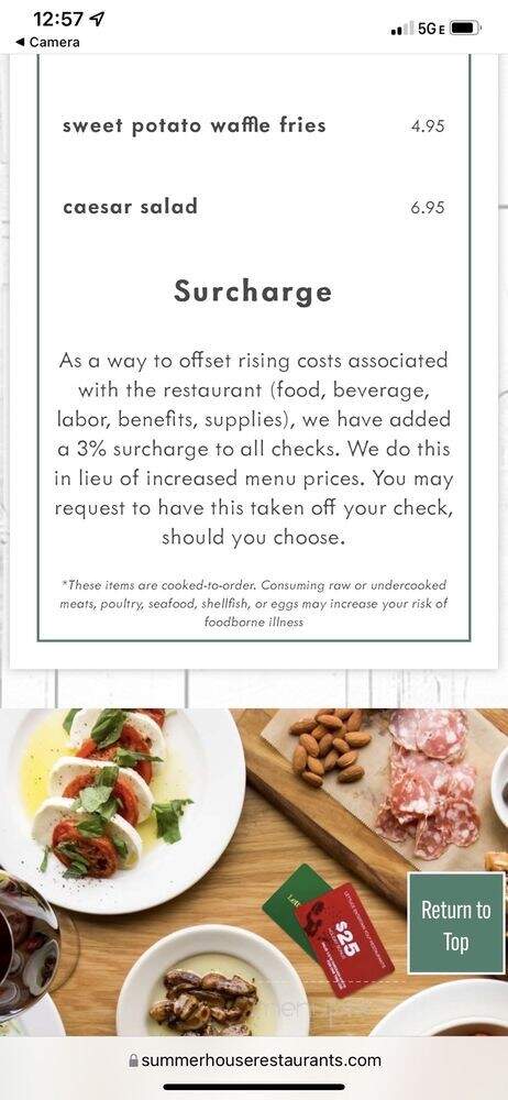 Summer House Santa Monica - Rockville, MD menu_pic