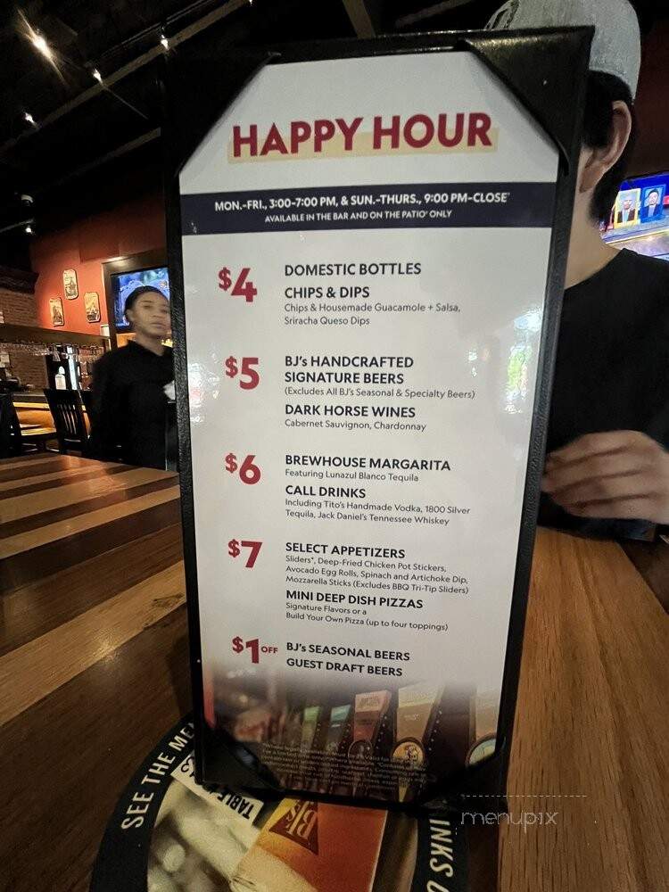 Bj's Restaurant and Brewhouse - Laurel, MD menu_pic