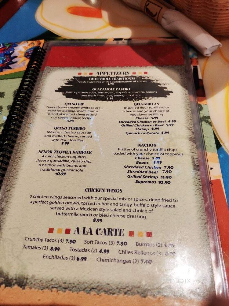 Senor Tequila - Cleveland, OH menu_pic
