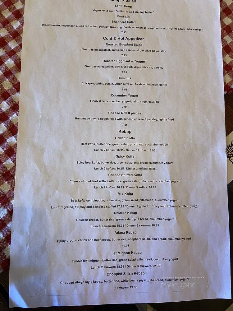 Mr. Kebap - Fountain Valley, CA menu_pic