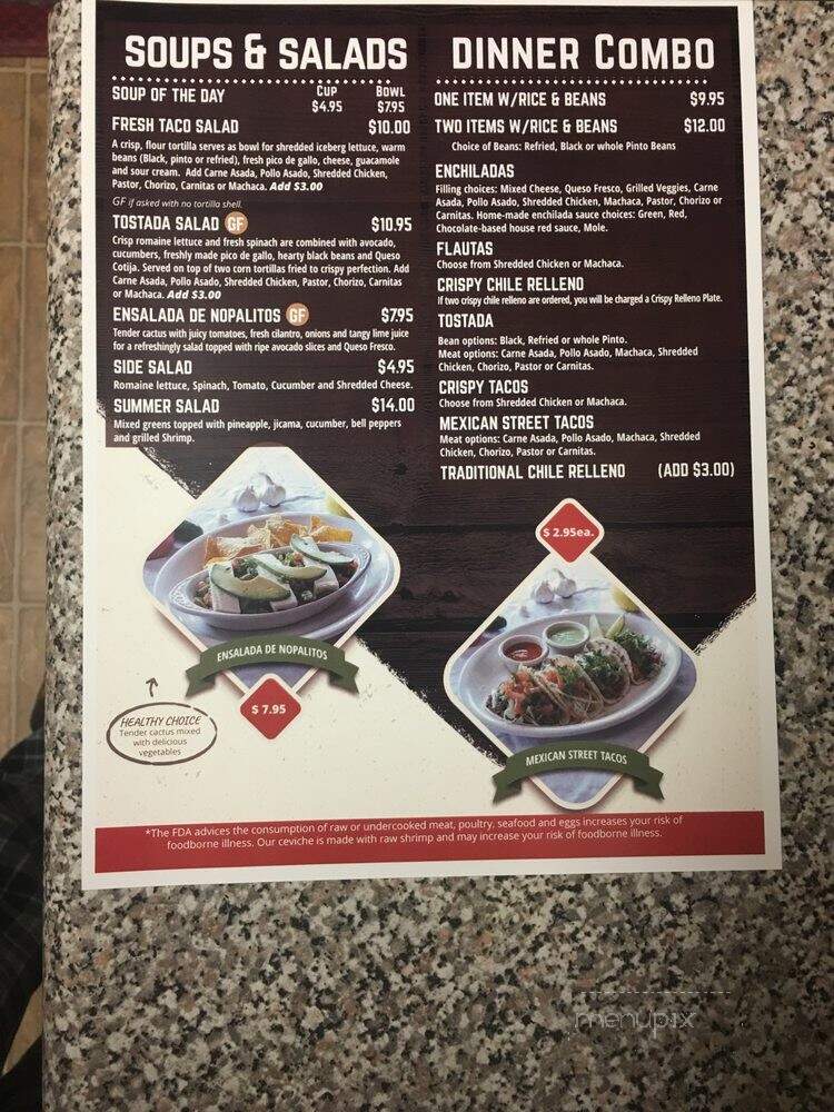 Sabrozon - Lake Oswego, OR menu_pic