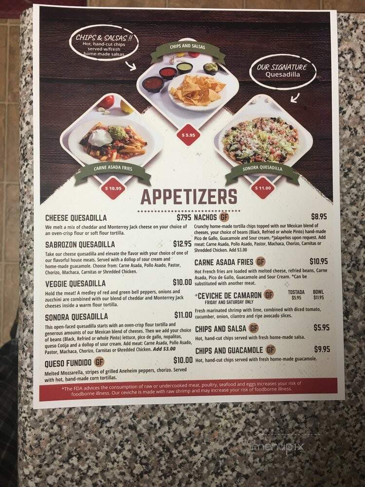Sabrozon - Lake Oswego, OR menu_pic