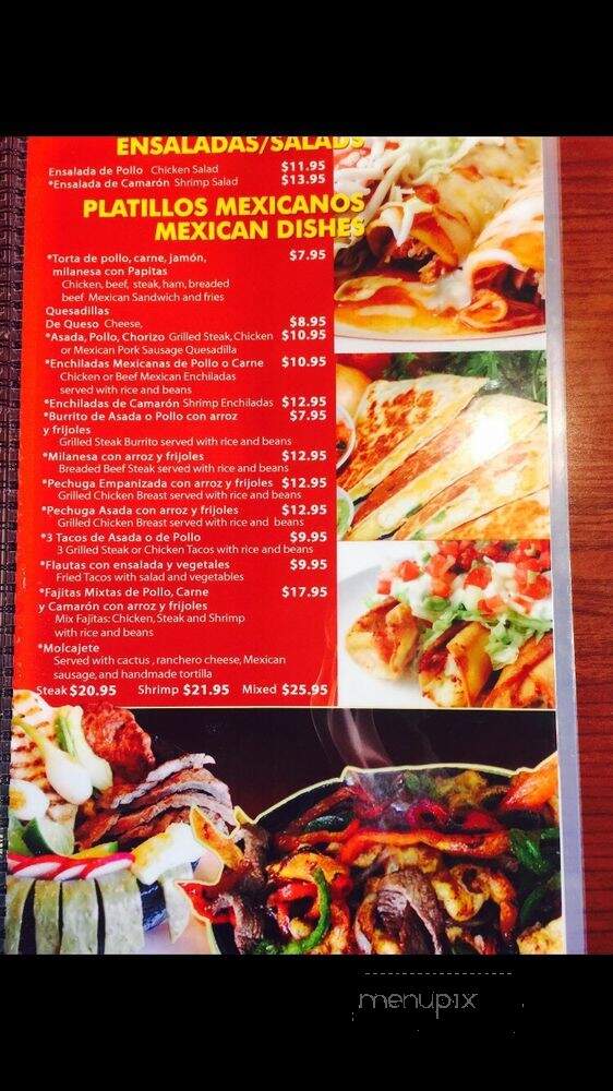 Centro America Restaurant - Las Vegas, NV menu_pic