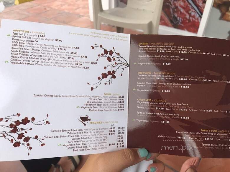 Confucio Express - SW 3rd Ave. - Miami, FL menu_pic
