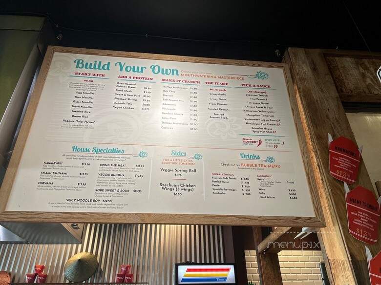 Sriracha House - Miami Beach, FL menu_pic