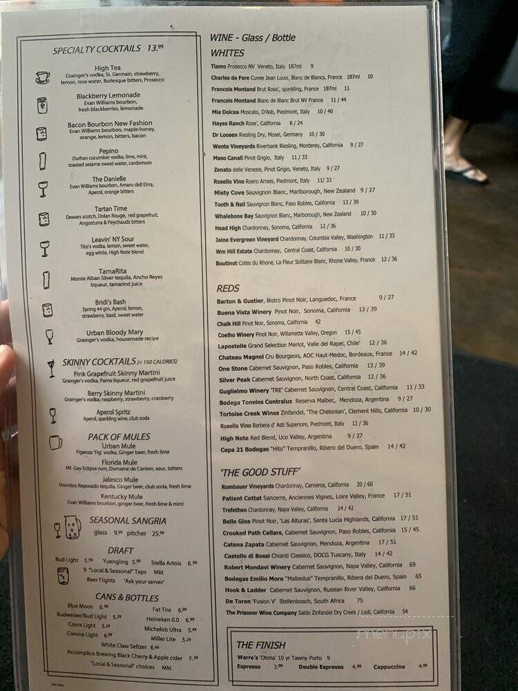 Urban Flats Winter Garden - Winter Garden, FL menu_pic