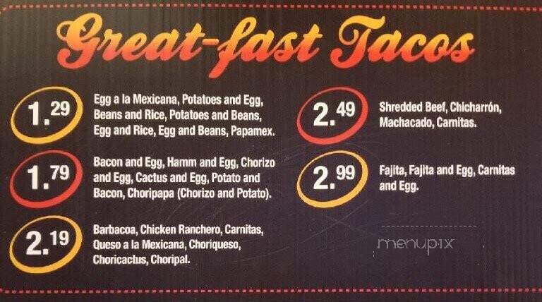 Tostaderia Madero's - Houston, TX menu_pic
