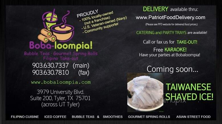 Bobaloompia! - Tyler, TX menu_pic