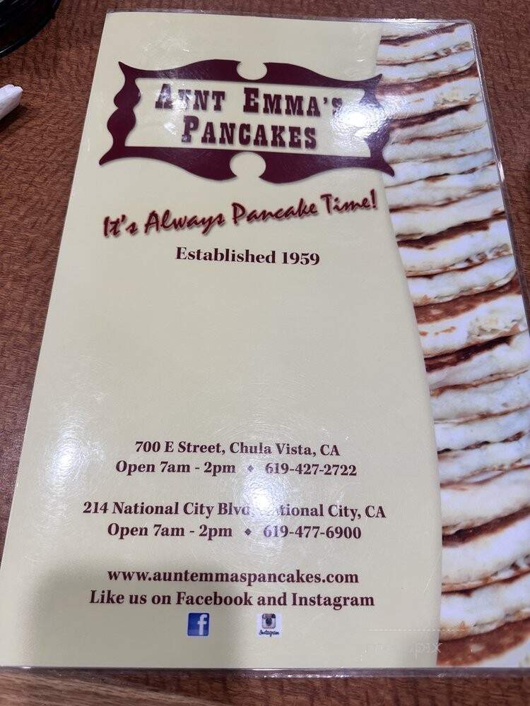 Aunt Emma's Pancakes - National City, CA