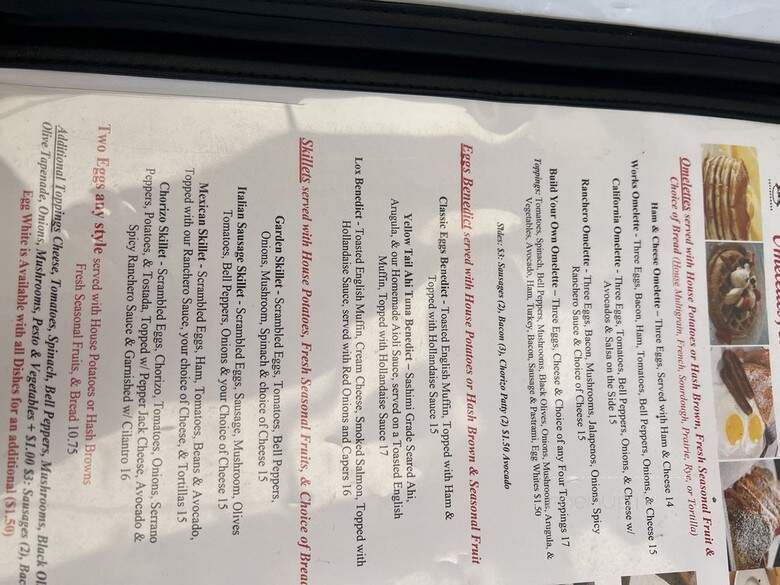 Rbr. Living Room Inc. - San Diego, CA menu_pic
