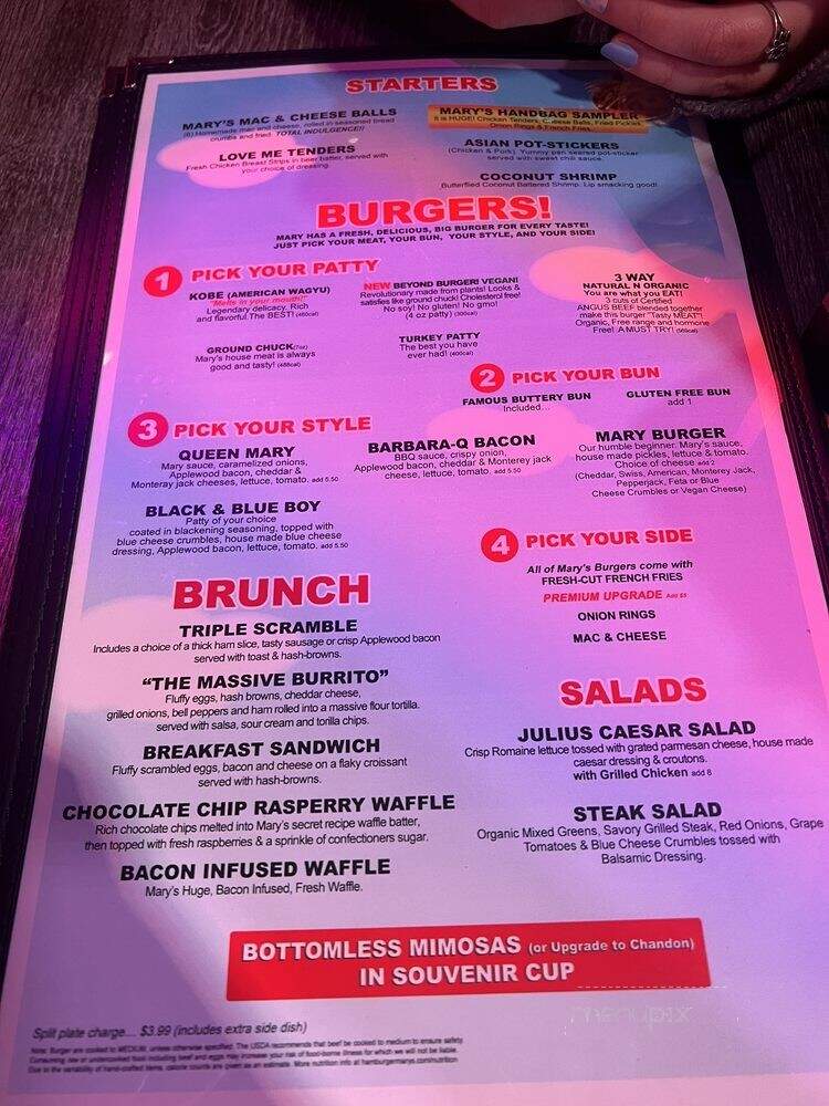 Hamburger Marys - ATM - Long Beach, CA menu_pic