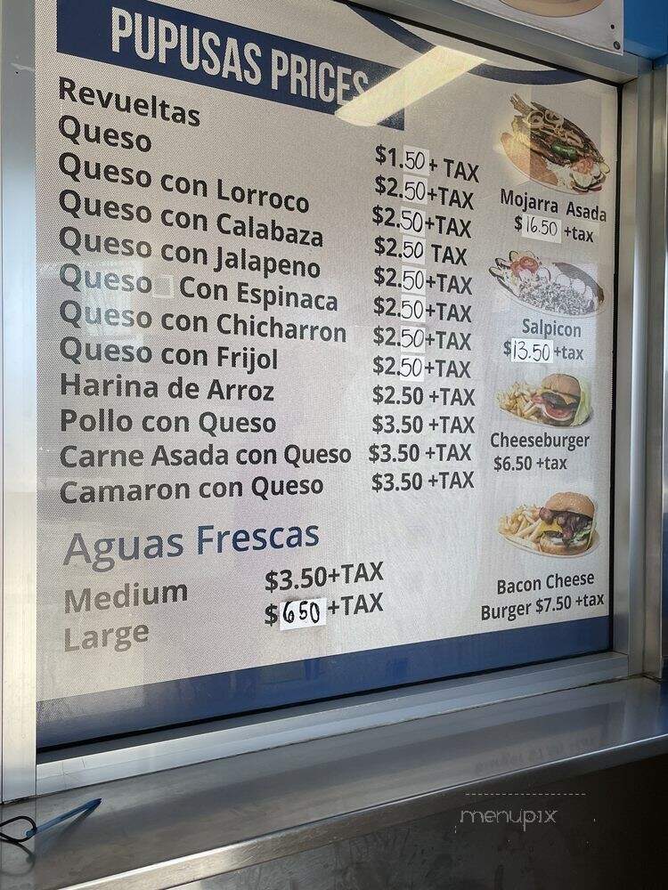 Las Champas Pupuseria Restaurant - Los Angeles, CA menu_pic