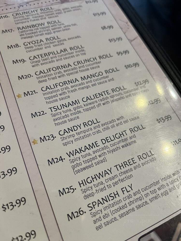 Roll House - Santa Monica, CA menu_pic