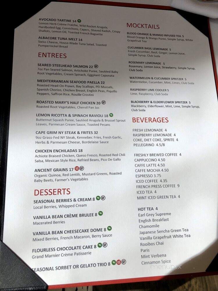 USC University Club - Los Angeles, CA menu_pic
