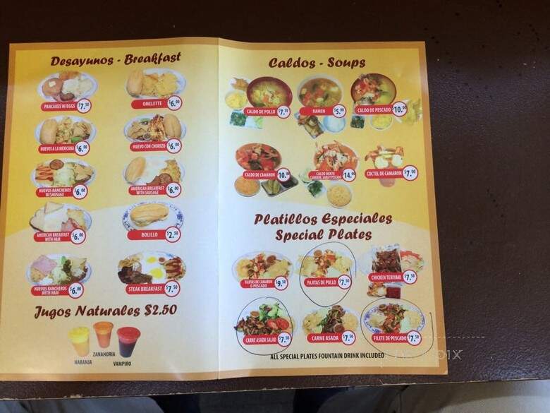 San Julian Restaurant - Los Angeles, CA menu_pic