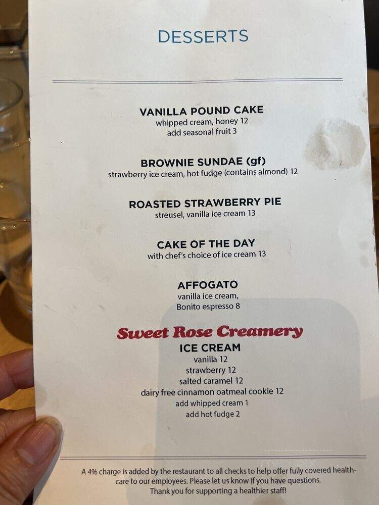 Milo and Olive - Santa Monica, CA menu_pic