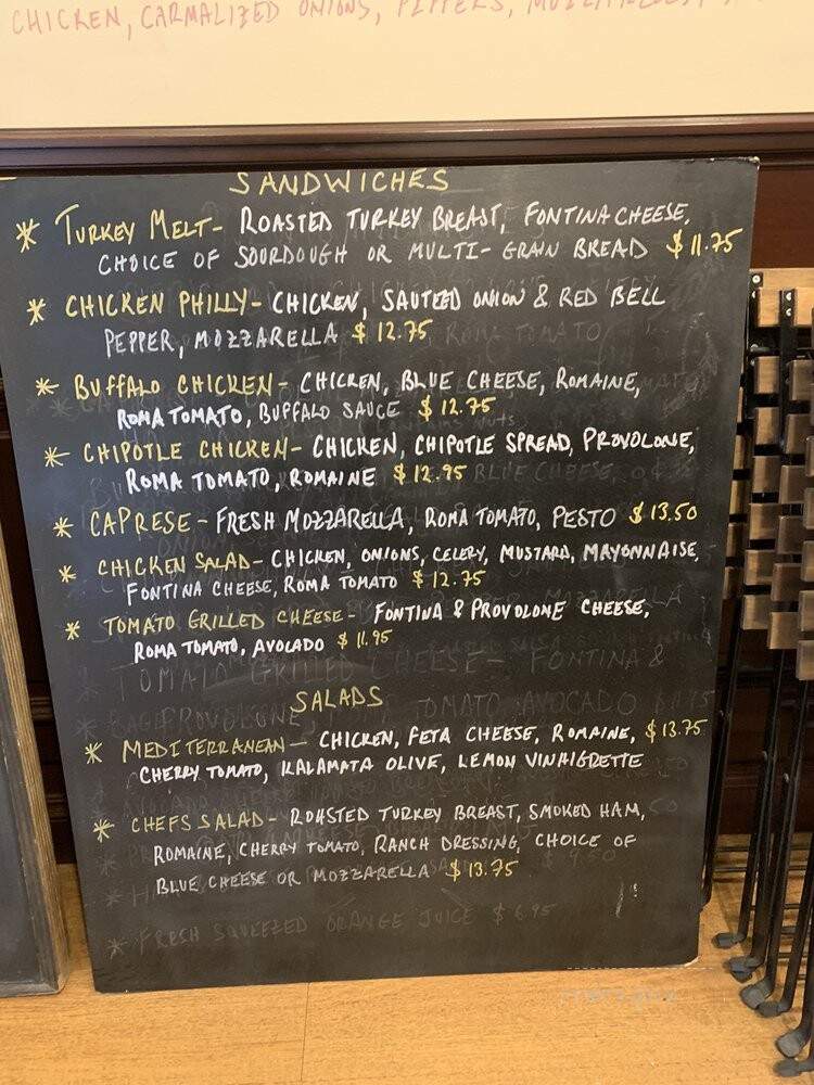 Caffe Paraggi - Los Angeles, CA menu_pic