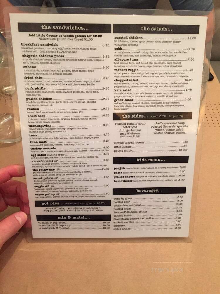 simplethings - Los Angeles, CA menu_pic