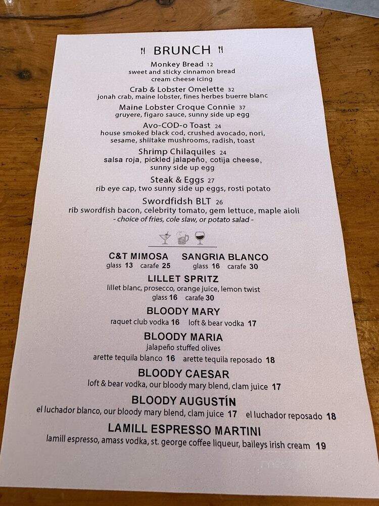 Connie and Ted's - West Hollywood, CA menu_pic