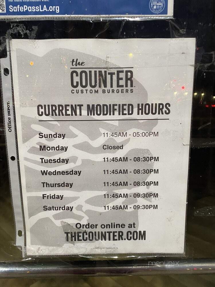 The Counter Toluca Lake - Toluca Lake, CA menu_pic
