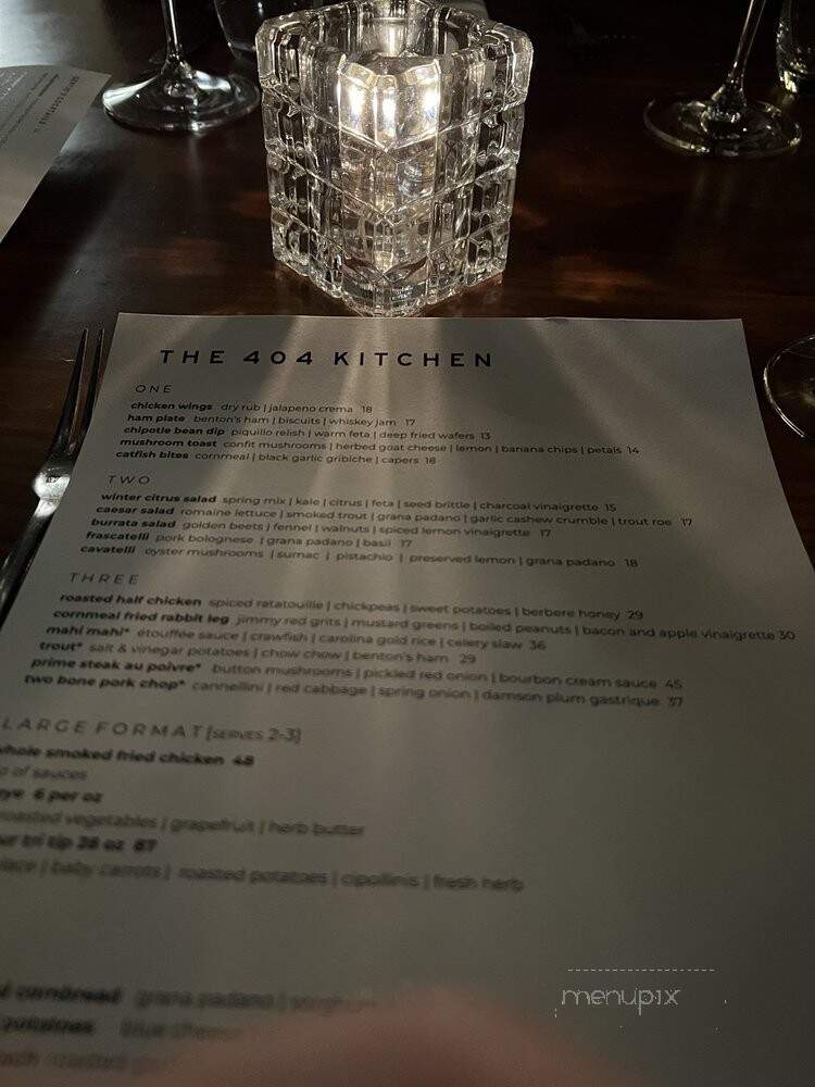 The 404 Kitchen - Nashville, TN menu_pic