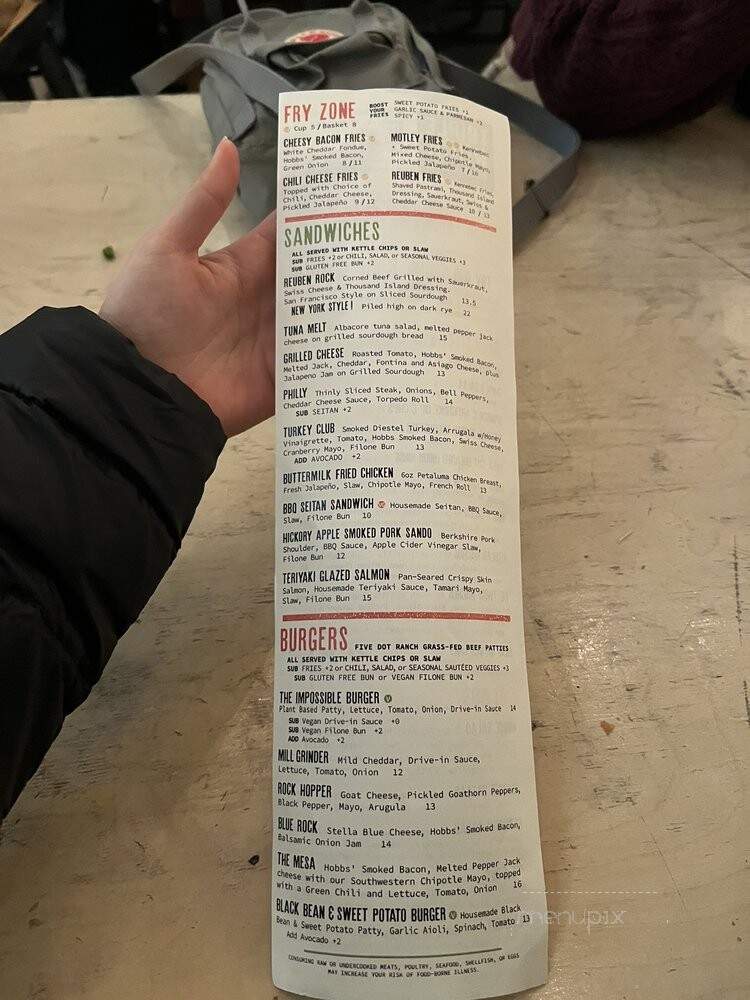 Triple Rock Brewery - Berkeley, CA menu_pic